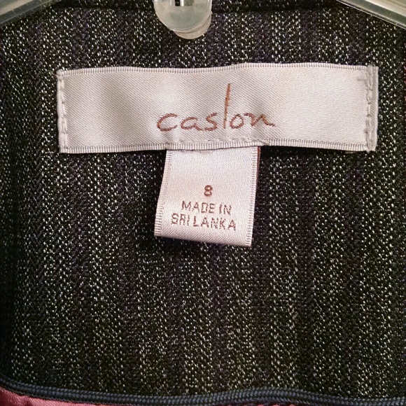 Gray Pinstripe Blazer - Picture 3 of 7